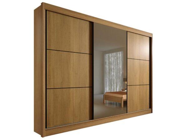 Guarda-Roupa Los Angeles 3 portas e 6 gavetas – Cinamomo Flex