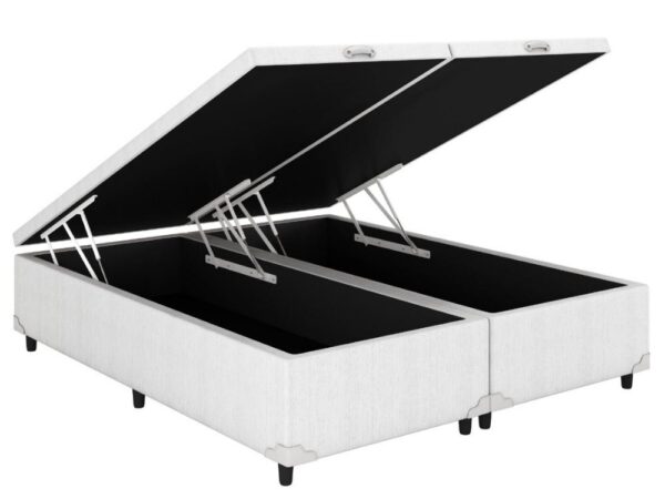 Base Box Baú Classic Queen – Branco Corino