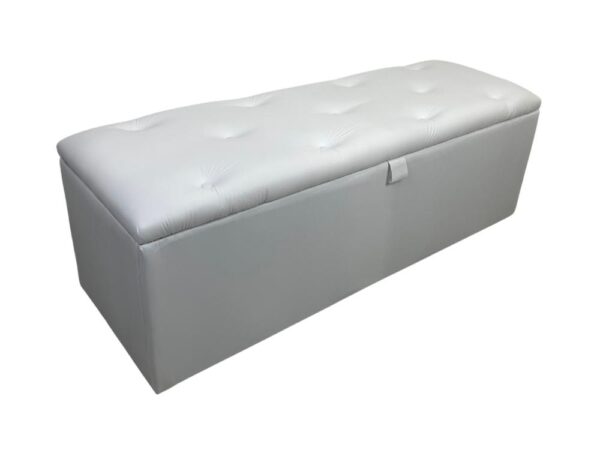 Recamier Baú Casal – Branco Corino