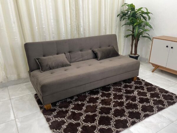Sofá Cama Arpoador 1.85m – Marrom Veludão