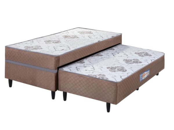 Cama Box Açucena Solteiro com Auxiliar Ortopédica  – 88x188x46