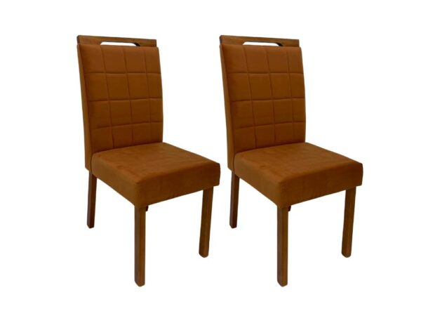 Conjunto Cadeiras Las Vegas 2 unidades – Cinamomo/Terracota