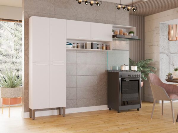 Cozinha Madri 3 peças - Branco