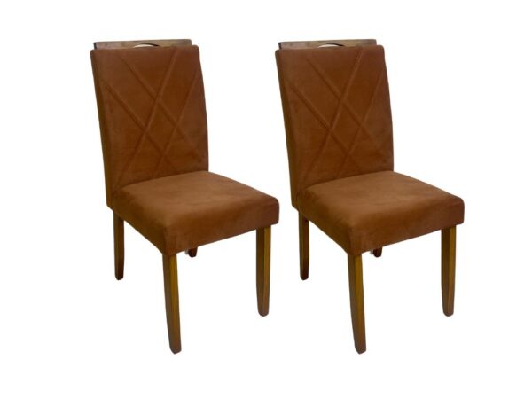 Conjunto Cadeiras Califórnia 2 unidades – Cinamomo/Terracota