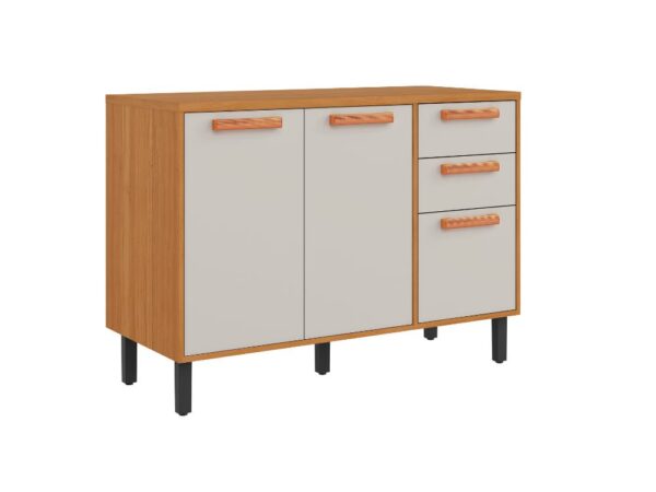 Balcão de Cozinha Nápoles 1,20m – Cinamomo/Off White