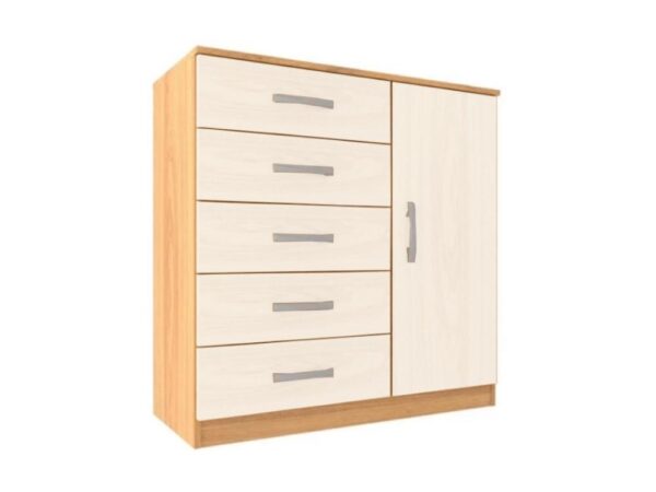 Cômoda Evidência Sapateira – Cinamomo/Branco