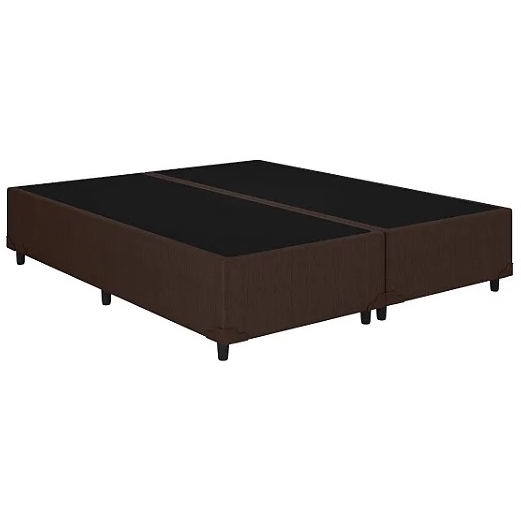 Base Box Queen Simples Avalon Corino Marrom – AVALON COLCHÕES