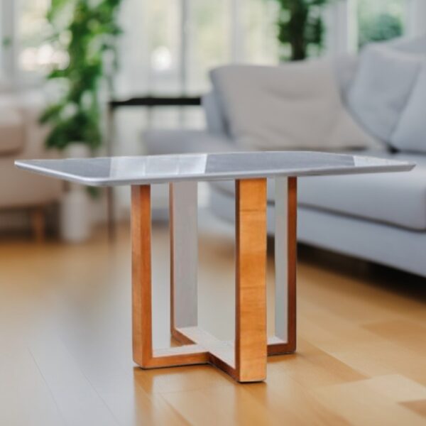 Mesa Atlas Mel/Off White Canto Copo 160×80 – ART ASSENTOS