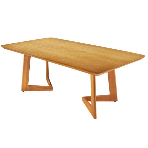 Mesa Vitória 160 Imbuia Natural (S/Vidro) - MARKA MÓVEIS
