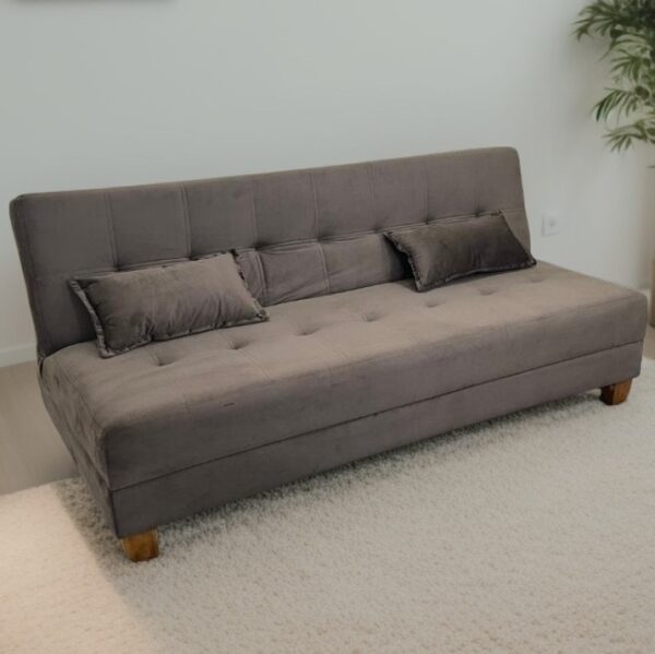 Sofá Cama Arpoador 1,85 m Marrom – INNOVE ESTOFADOS
