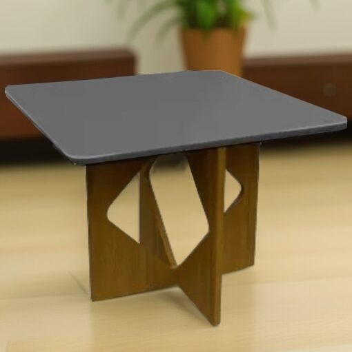 Mesa Madri 90×90 Cinamono/Grafite – MINASPLAC